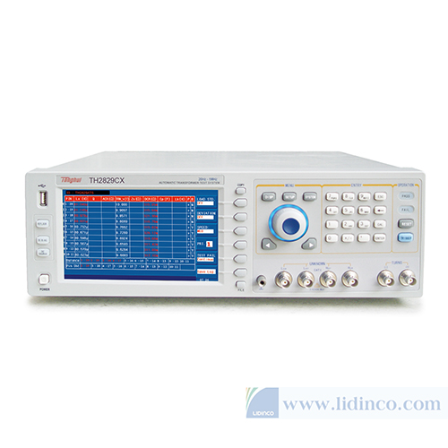 Máy kiểm tra biến áp tự động TongHui TH2829CX 1MHz