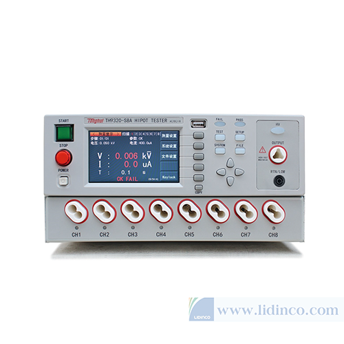 Hipot tester 8 channel TongHui TH9320S8A