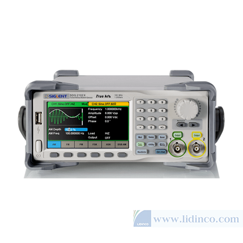 Arbitrary Function Generator SDG 2122X, 120MHz 2 Channels