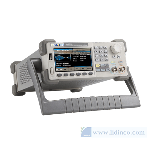 Máy phát xung, hàm Siglent SDG5112, 110MHz, 2 CH