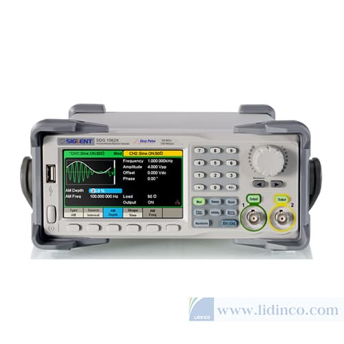 Máy phát xung, hàm Siglent SDG1032X, 30MHz, 2 CH