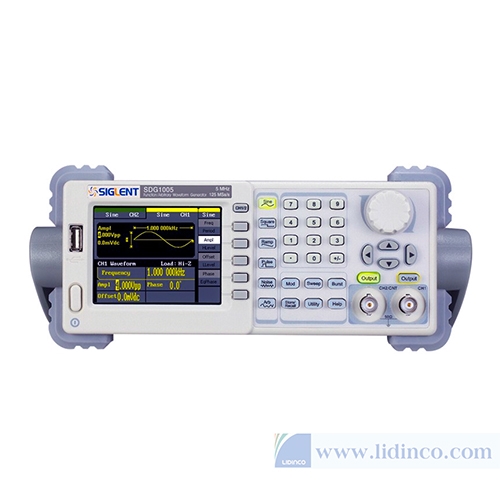 Máy phát xung, hàm Siglent SDG1020, 20MHz, 2 CH
