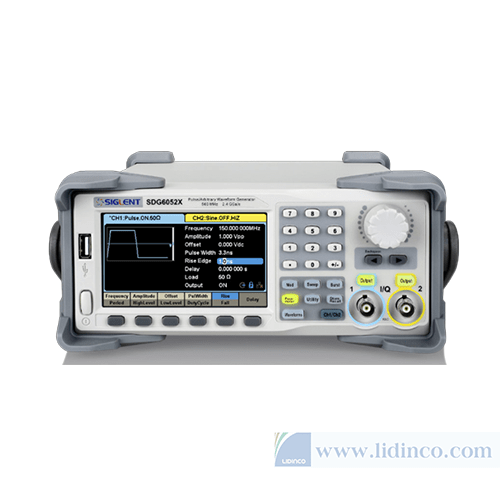 Máy phát xung, hàm Siglent SDG6052X, 500Mhz 2 CH