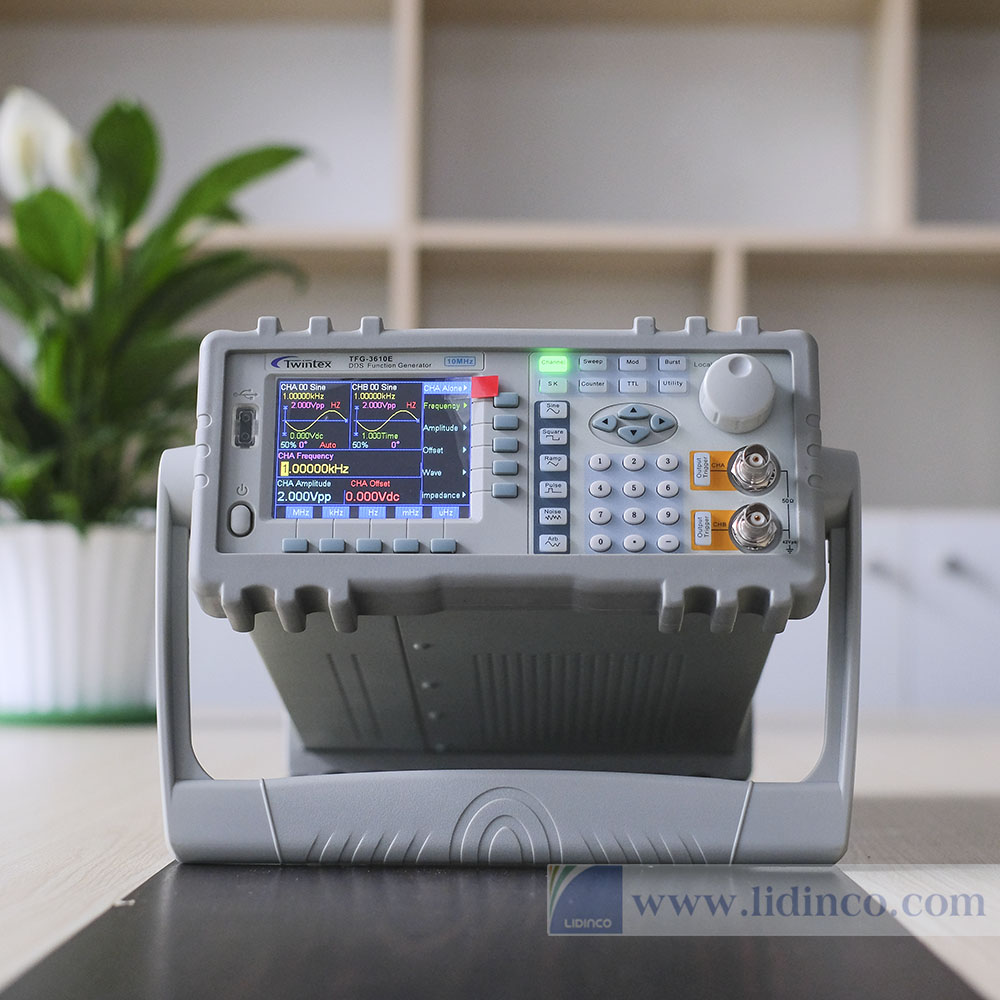Máy phát xung, hàm Twintex TFG3510A, 10MHz, 02 kênh