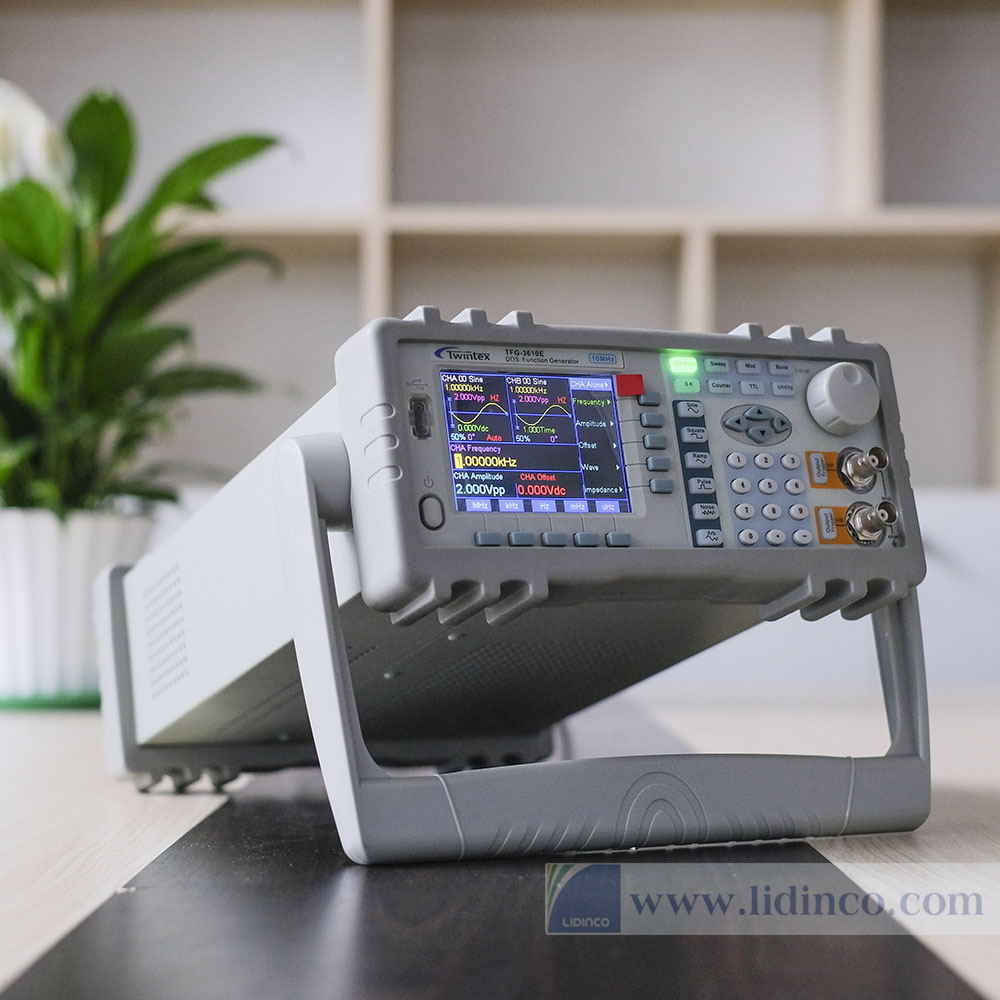 Máy phát xung, hàm Twintex TFG-3610E, 10MHz, 02 ngõ ra