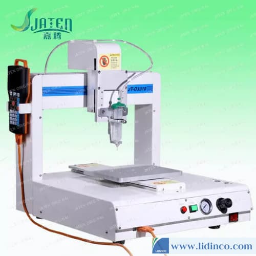 Máy tra keo tự động 3 trụ Jaten JT-D3410