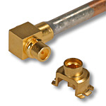 Đầu nối đồng trục MMPX 50 Ohm, 65 GHz, 80 Gbps