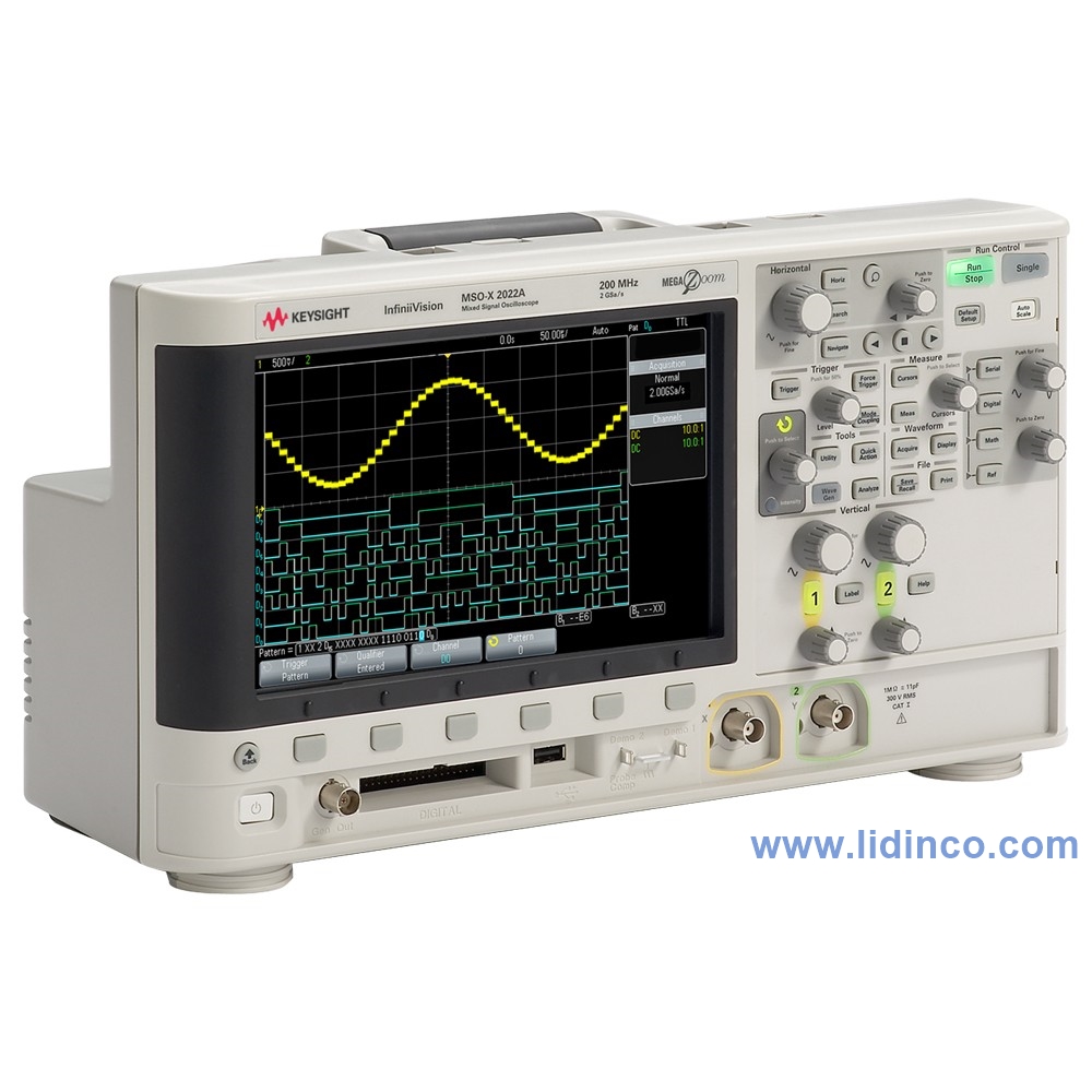 Digital Oscilloscope Keysight MSOX2014A, 100MHz, 4 channel, 8 Digital channel