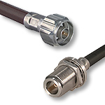 Cáp RF N HUBER+SUHNER 50, 75 Ohm, 18 GHz