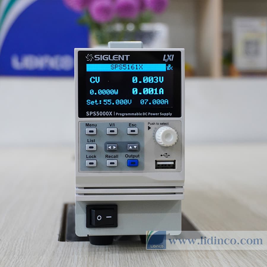 Programmable Switching DC Power Supply Siglent SPS5161X (7.5A-160V)