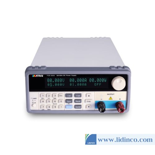 Nguồn lập trình DC Matrix PDS-3030 (30A-30V)