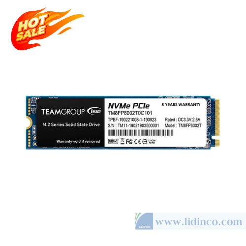 Ổ cứng SSD Team M2-2280 PCIE Gen3x4 MP33 512GB (TM8FP6512G0C101)