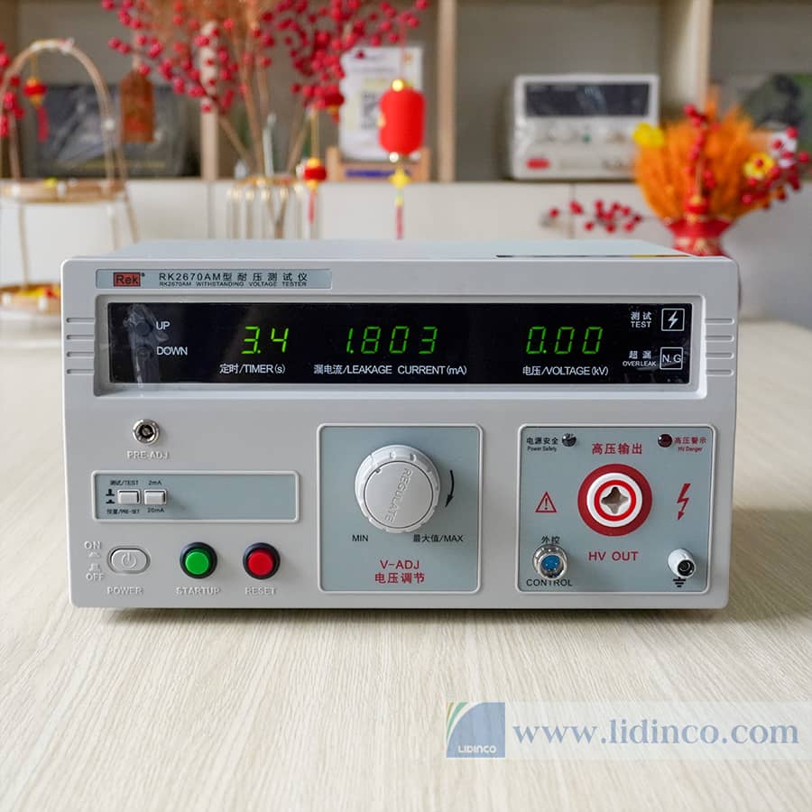 Máy kiểm tra điện áp chịu đựng Rektest RK2670AM