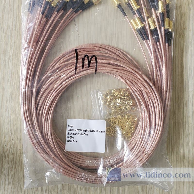 Cáp SMA (M) to SMA(F) Amphenol RG316 (100cm)