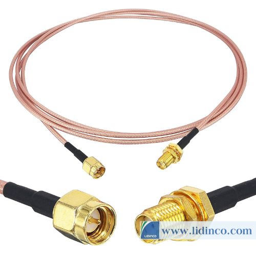 Cáp SMA (M) to SMA(F) Amphenol RG316 (100cm)