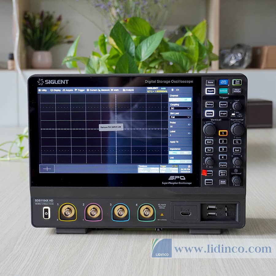 Máy hiện sóng Oscilloscope Siglent SDS1104X HD (100 MHz)