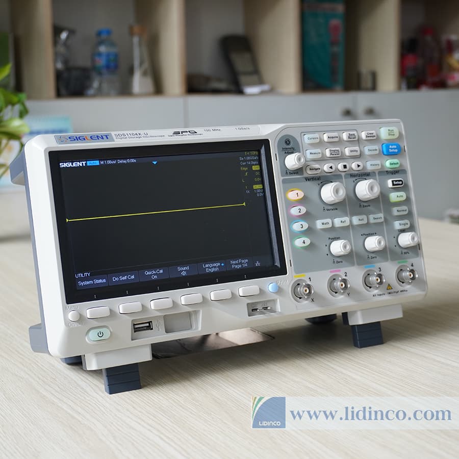 Máy hiện sóng Siglent SDS1104X-U 100Mhz 4 kênh