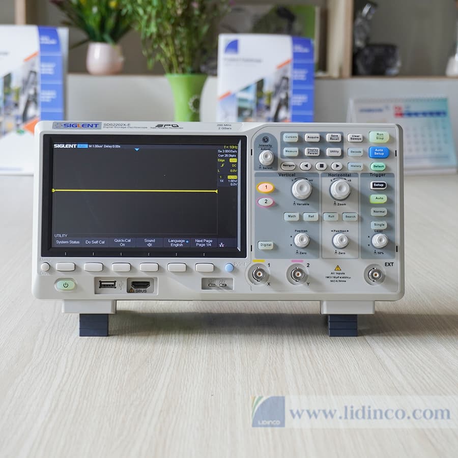 Dao động ký Siglent SDS2202X-E 200MHz 2 kênh