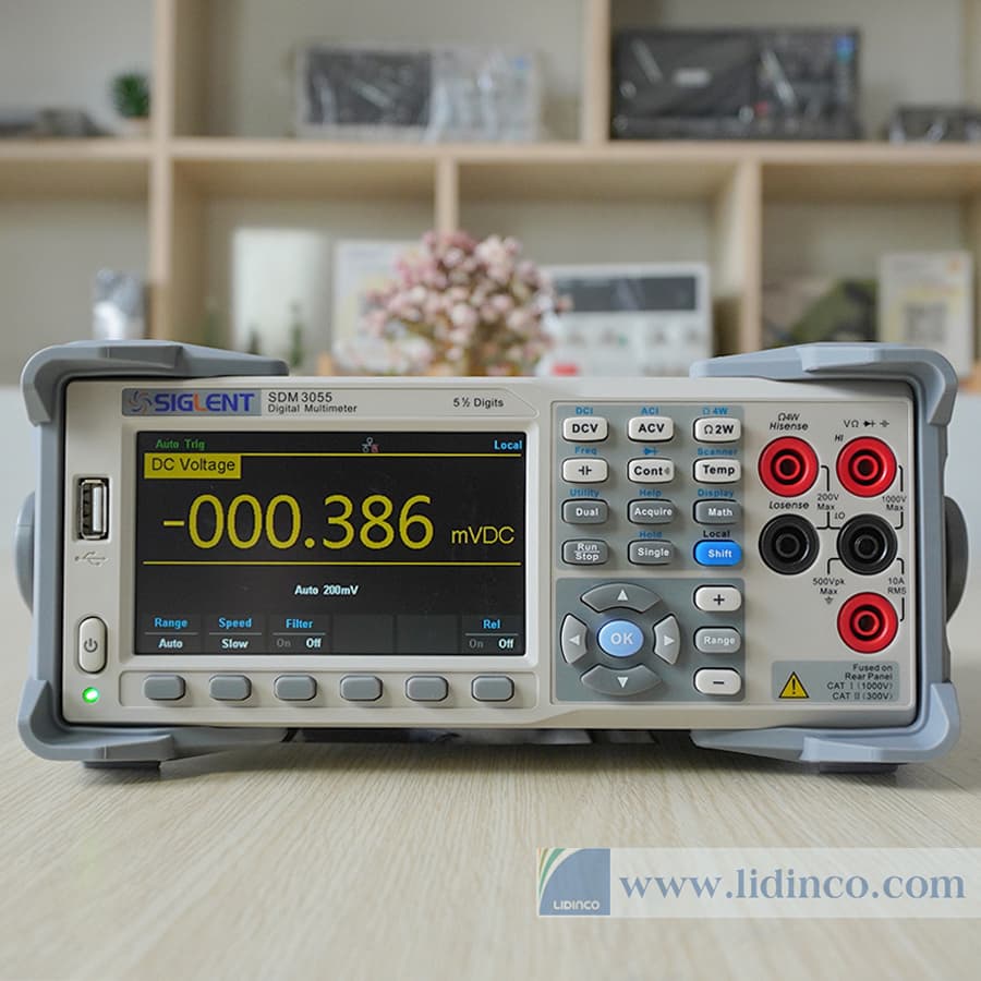 Đồng hồ vạn năng để bàn Siglent SDM3055, 5 ½ digit