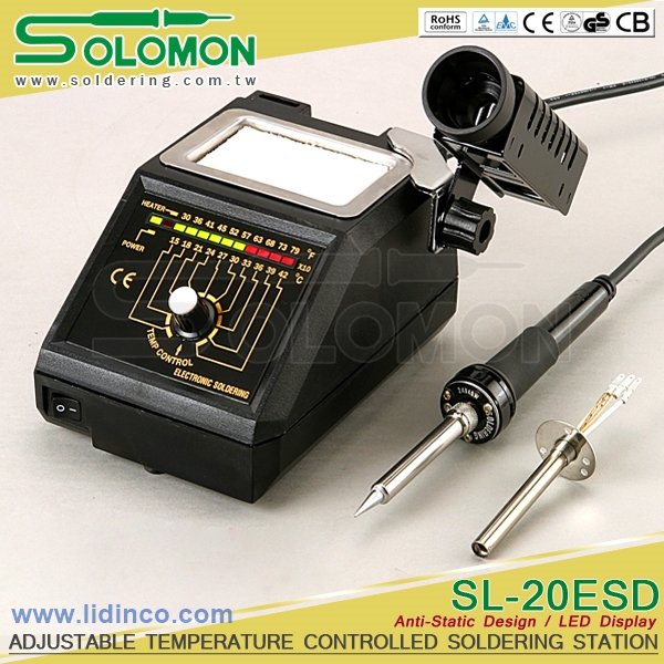 Máy hàn linh kiện Solomon SL-20 ESD  48W 150-420°C