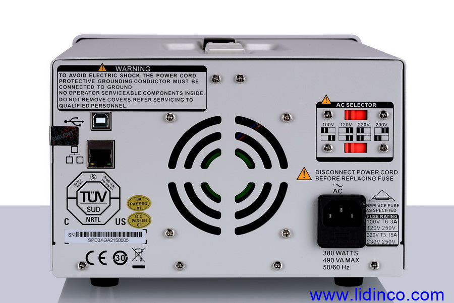 Nguồn một chiều (DC) Siglent SPD3303X 3CH/32V/3A