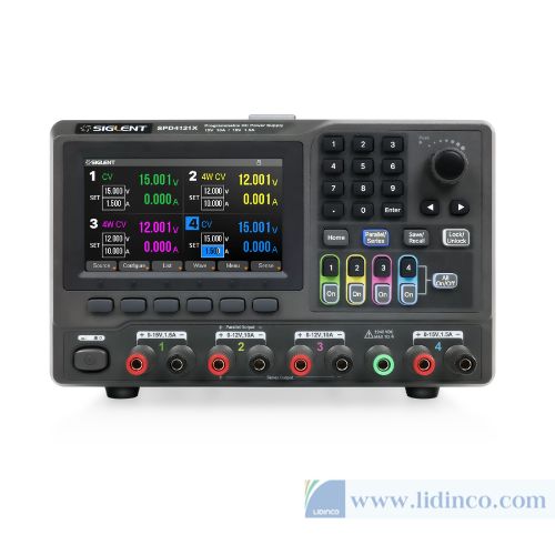 Bộ nguồn lập trình DC Siglent SPD4306X 4CH