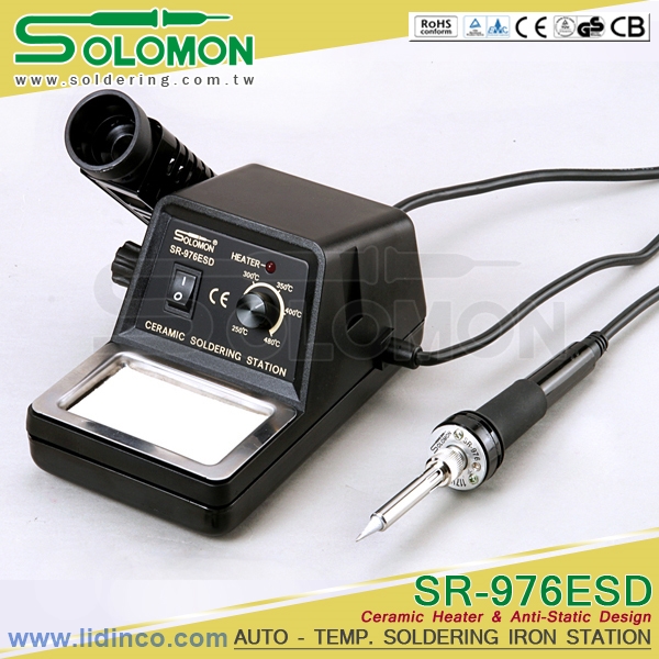 Soldering Stations Solomon SR-976ESD 50W 250 – 480°C