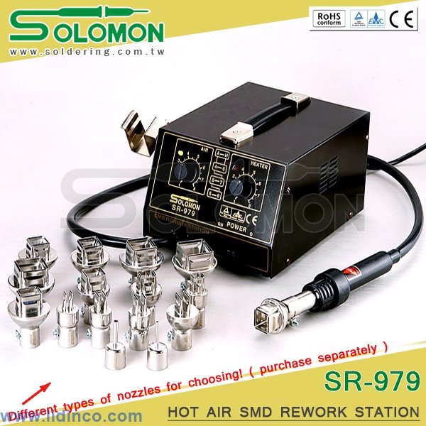 Máy hàn khò Solomon SR-979 275W, 100 - 400°C