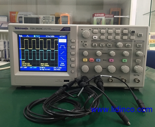 Máy hiện sóng, Oscilloscope Tektronix TDS2024C, 200MHz, 4 CH