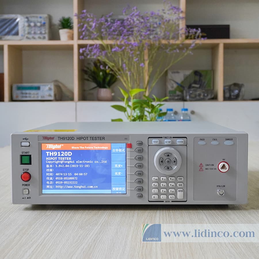 Máy kiểm tra Hipot DC/IR Tonghui TH9120D 12kV DC