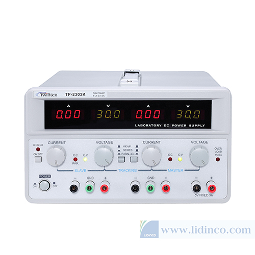 DC Power Supply Twintex TP-2303K, 0~30V/0~3A x2