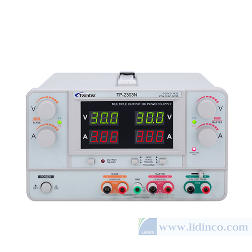 DC Power Supplies Twintex TP-2503N, 0~50V/0~3Ax2
