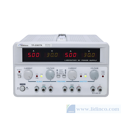 DC Power Supply Twintex TP-2305K, 0~30V/0~5A x2
