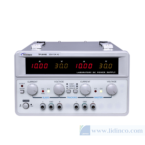 DC Power supply Twintex TP-30102, 02 output, 30V/10A