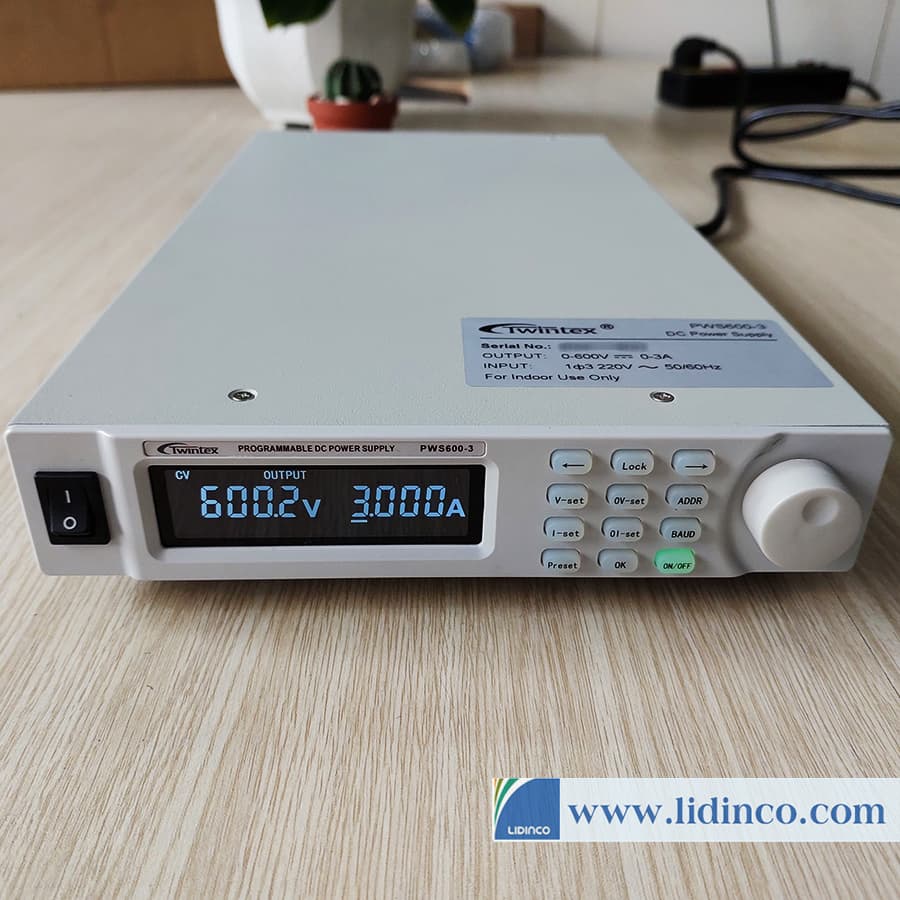 Nguồn lập trình chuyển mạch một chiều (DC) Twintex PWS600-3