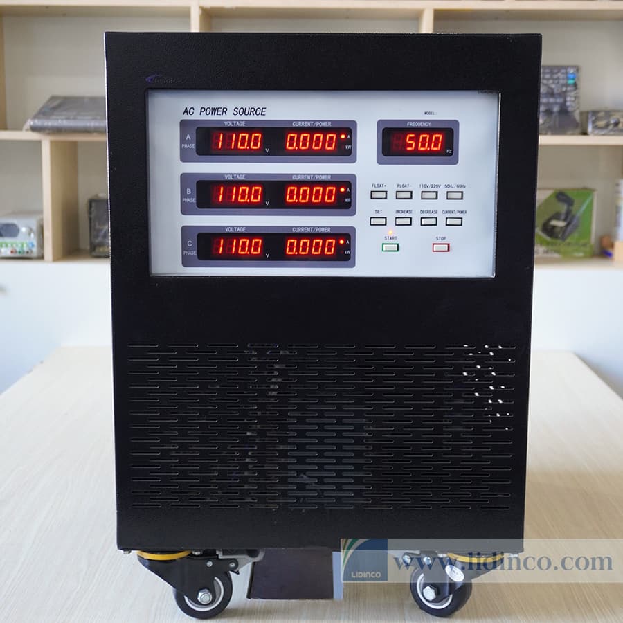 Programmable Three Phase AC Power Source Twintex TFC63 Series