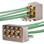 Hệ thống đầu nối đồng trục VITA 67 HUBER+SUHNER 65 GHz