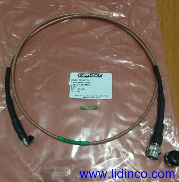 Cáp RF, N Male to SMA Male, 60", 18GHz, WHU18